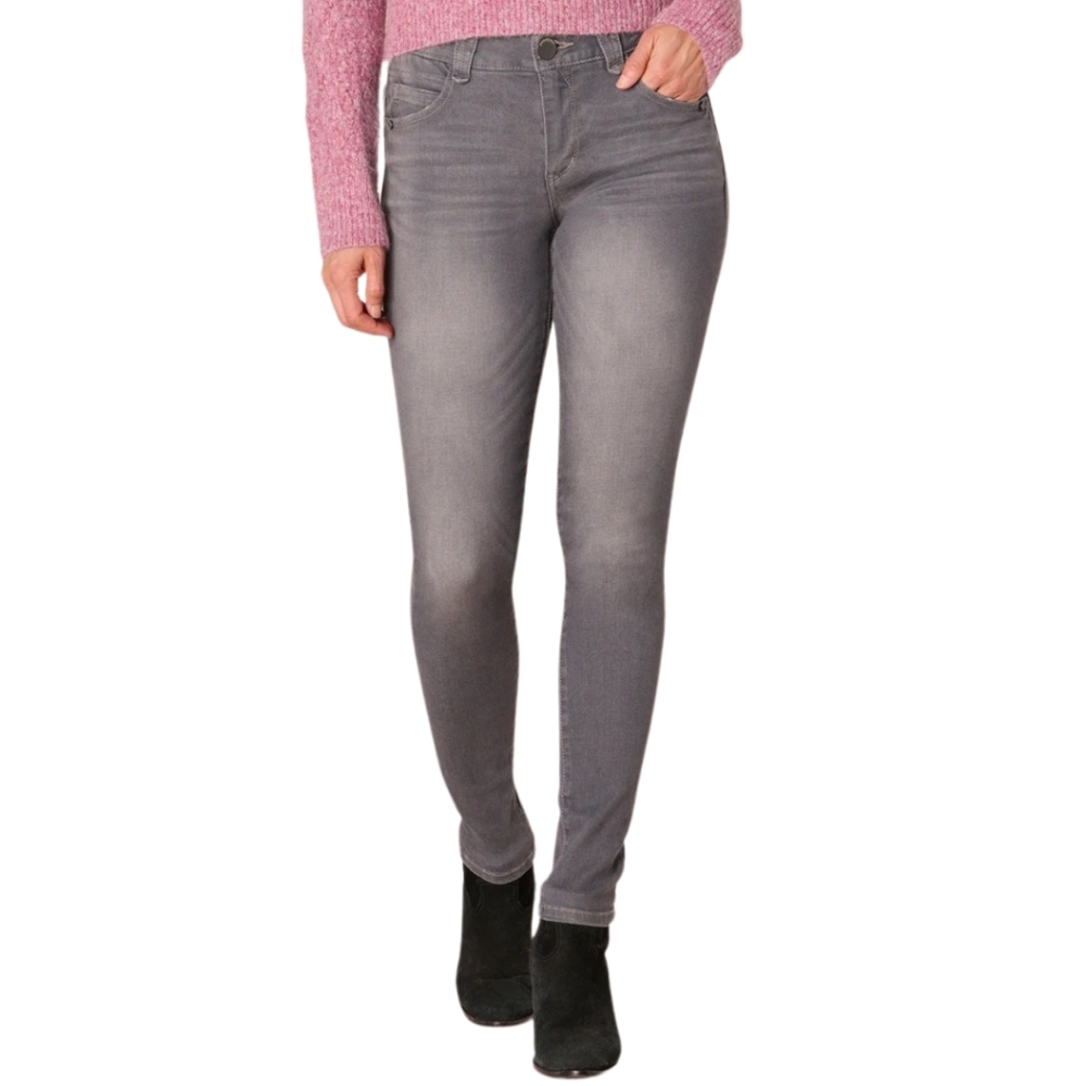 Democracy"AB" Technology Gray Skinny Jeans. Mid-Rise Size 14